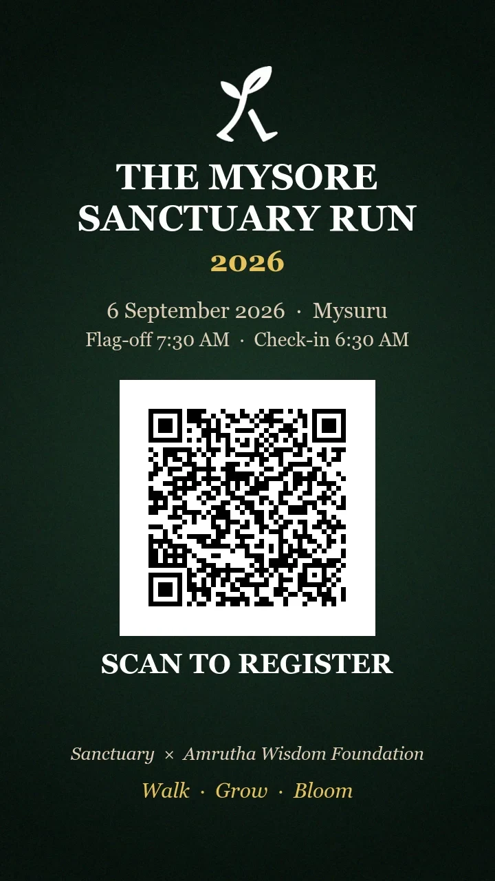 The Mysore Sanctuary Run 2026 poster